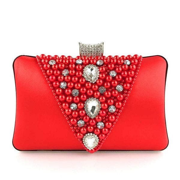 

hengmei special hand holding pearl dinner bag fashion women's dress party 230309