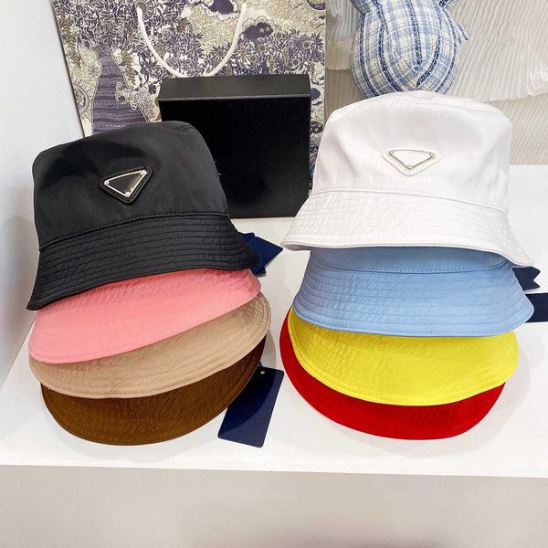 

designer fashion womens bucket hat cap summer outdoor casual sun hat 8 styles ts08, Blue;gray