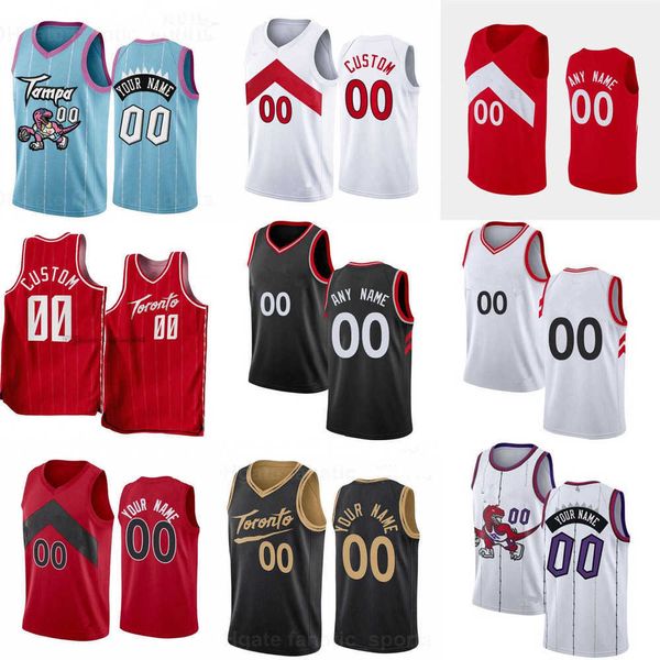 

mens womens youth toronto''raptors''custom 25 chris boucher 5 precious achiuwa 9 d.j. wilson 12 josh jackson 32 otto por, Black;red