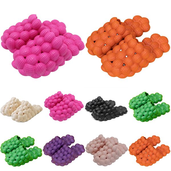 

men women fashion slippers mens outdoor slides summer beach slipper green pink dark blue womens indoor waterproof shoes, Black