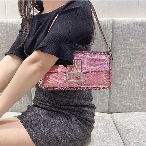 

designer bags evening bags women sequins baguette shoulder bags party handbags leather clutch bag luxurys handbags 230301