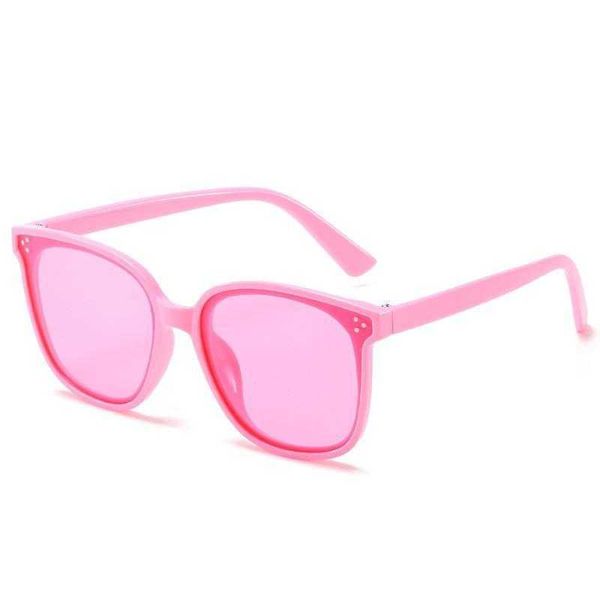 

korean style personalized mi nail kids sunglasses fashion large rim square, Blue