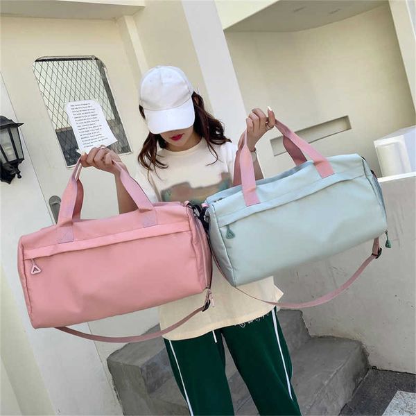 

duffel bags multifunction luggage for women casual shoulder travel handbag large sports fitness weekend duffle crossbody female xm24 230309