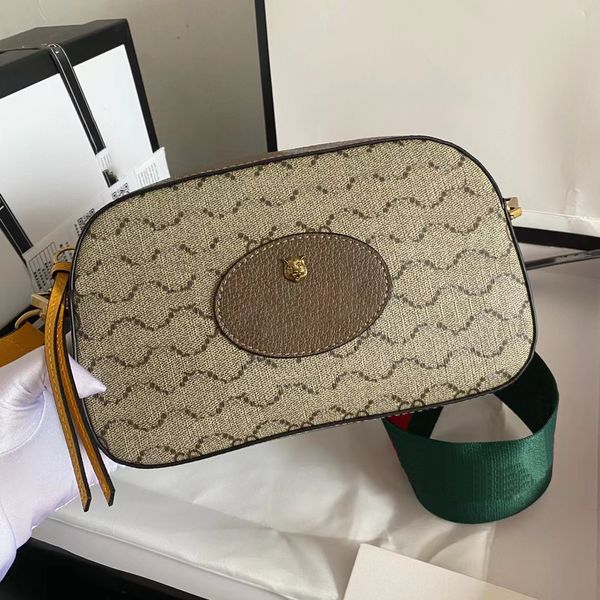 

2023 designer fashion luxury handbag shoulder bag women handbags chain circular bags classic bee tiger snake alphabet wallet 476466