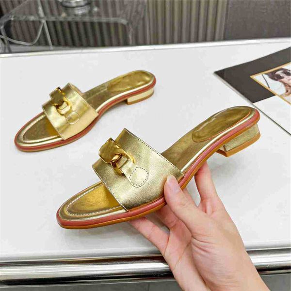 

luxury fashion slippers design summer men and women flat shoes thick sole leather rubber letter casual cartoon slippers fqpz, Black