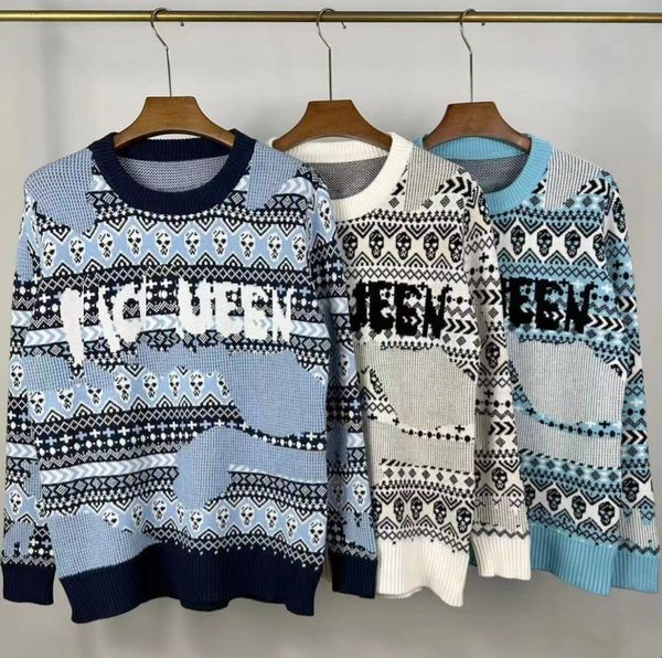 

fashion men women sweaters hoodies european american women loose long sleeve horse icon stitched knitted sweater tech fleece, White;black