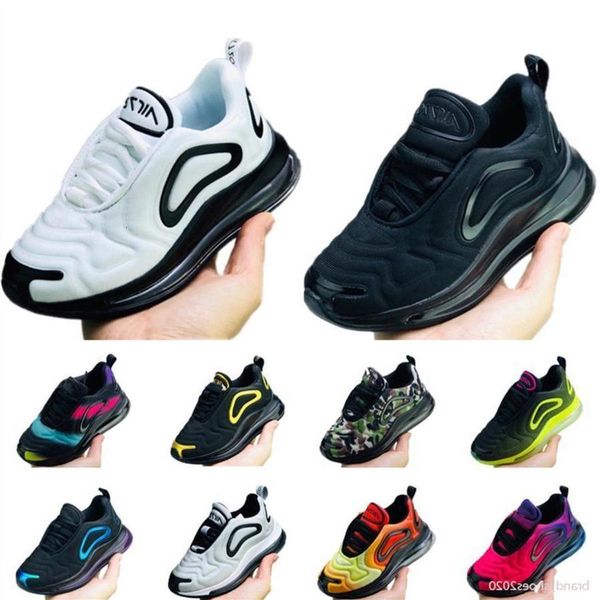 

720s for big kids running shoes casual sneakers girls hiking bowling toddler us children tennis chaussures zapatos, Black