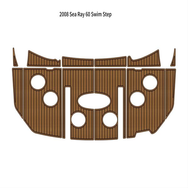 

2008 sea ray 60 swim platform platform pad boat eva foam teak deck floor mat
