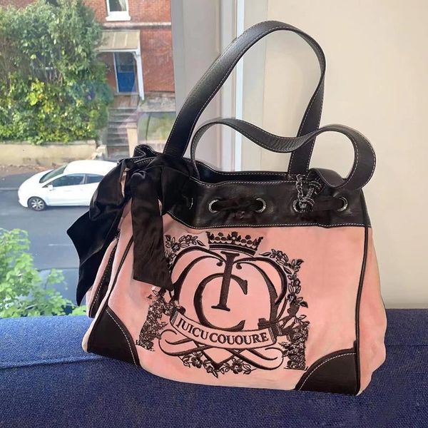 

evening bags firmranch vintage fashionable girl hit color texture velvet embroidery large capacity shoulder tote female purse chic bag 23030