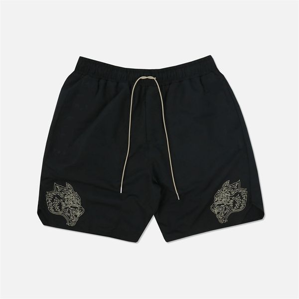 

men's shorts casual summer running fitness fastdrying trend short pants loose basketball training beach 230309, White;black