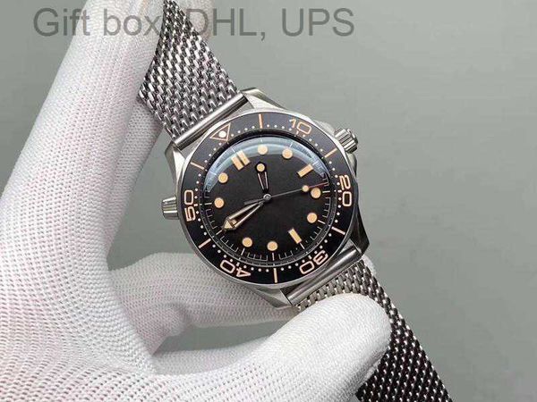 

superclone titanium watch aaaaa nttd watch 42mm no time to die men watches automatic movement mechanical montre de luxe limited james bond 0, Slivery;golden