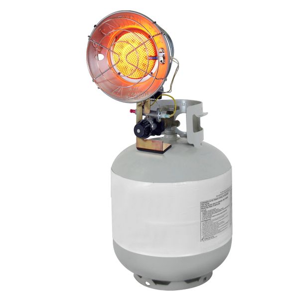 

dyna glo 15 000 btu propane lp single tank portable heater csa compass