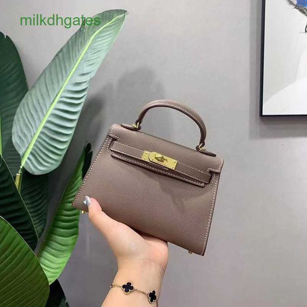 

h kelys designer bags leather second generation bag mini palm pattern diagonal cross 2023 new fashion one shoulder hand