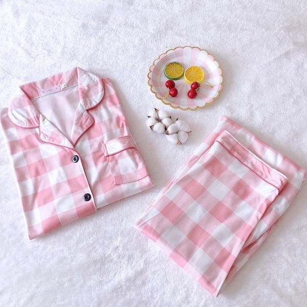 

women's sleepwear fdfklak women pajamas set spring autumn thin cartoon printed long sleeve cute sleepwear casual homewear female pyjama, Black;red