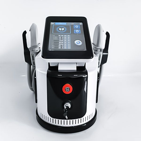 

beauty items 2 handles muscle stimulation ems neo body sculpting vibrating body massager emslim stimulator machine
