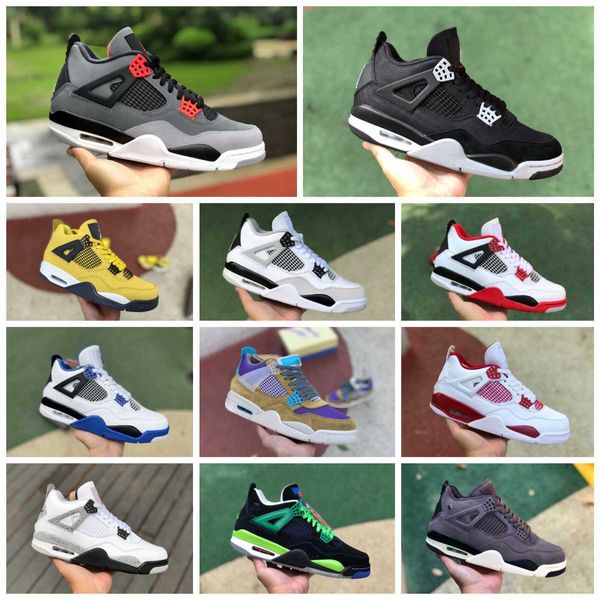 

2023 jumpman 4 mens basketball shoes 4s pn dust red cement canyon purple military black university blue sail oreo neon infrared women sneake