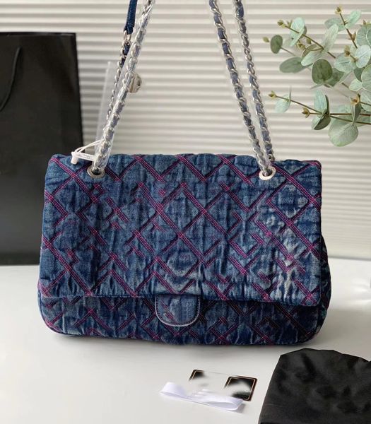 

designer bags women tote bag shoulder chain bagss clutch flap totes bags wallet check velour thread purse letters solid hasp waist square st