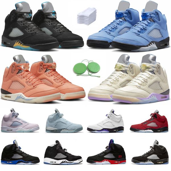 

jumpman 5 5s men basketball shoes university racer blue sail crimson bliss raging bull pinksicle easter easter green bean metallic mens trai