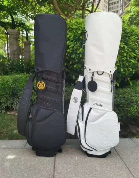 

other golf products g fore bag g4 waterproof stand package white black color travel men caddy club lady 230308