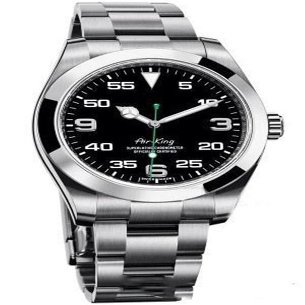 

luxury watch airking series 40mm sapphire mirror master 116900 automatic mechanical movement 316l stainless steel wat267z, Slivery;brown