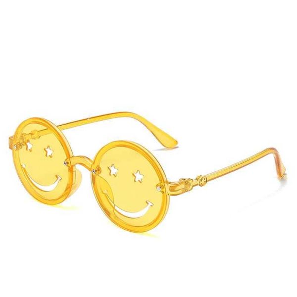 

p kids sunglasses fashion party glasses catwalk cute style smiley face baby, Blue