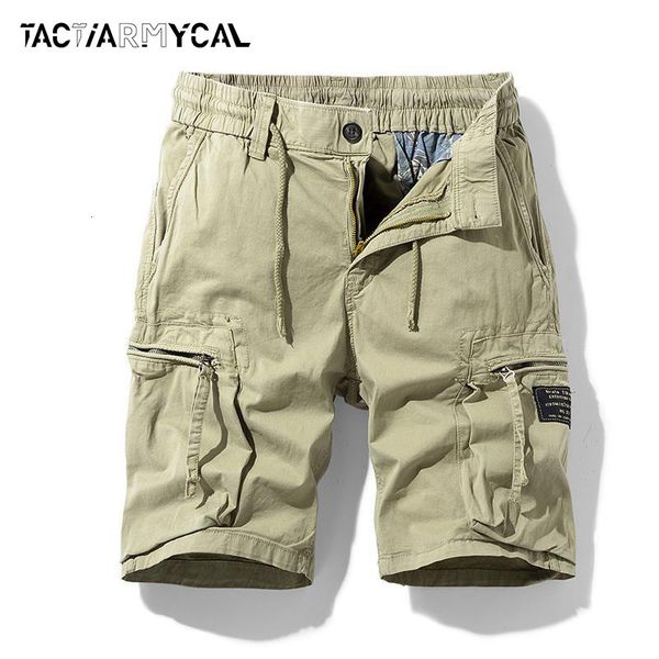 

men's shorts summer men multipocket cargo pants lightweight breathable elastic waist plus size 2938 230309, White;black