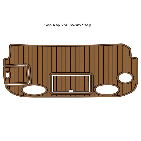 

sea ray 250 swim platform pad boat eva foam faux teak deck floor mat flooring