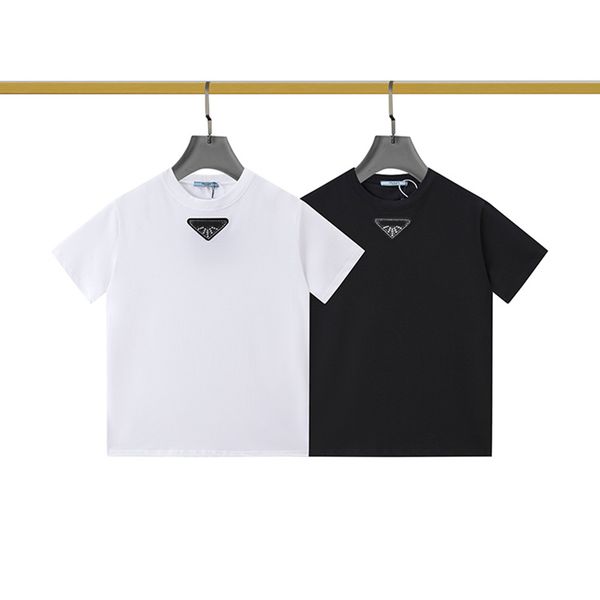 

rhinestone letter designer cotton men t shirts simple solid color vacation tees, White;black