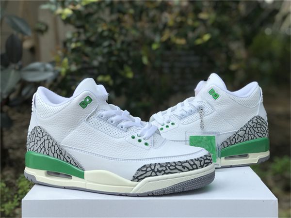 

2023 release 3 wmns lucky green athletic shoes white varsity red cement grey sail wizards archaeo brown black gold outdoor sneakers size 36-, White;red