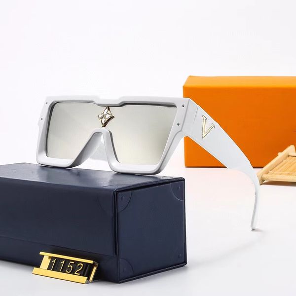 

2023 fashion sunglasses designer letter v eyeglasses frame outdoor party sun glasses for men women multi color s19, White;black