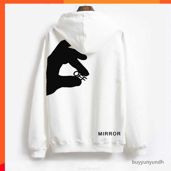 

luxury designer mens fashion hoodie pure cotton finger off mona lisa print speed bump hooded geometric pattern hip hop street c9adc9ad, White;black