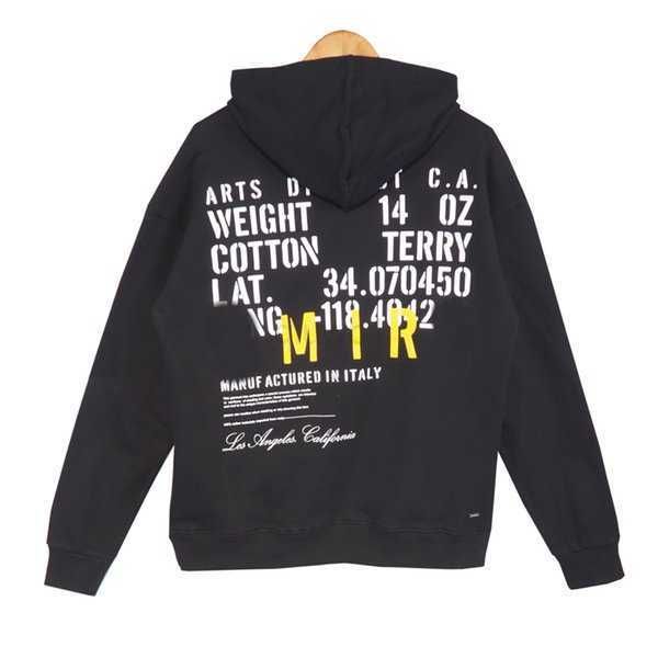 

designer hoodie mans hoodies high street poster lettering sweatshirts womens hoodys luxury jogger men pants sweater fashion tracksuit 1fq15, Black