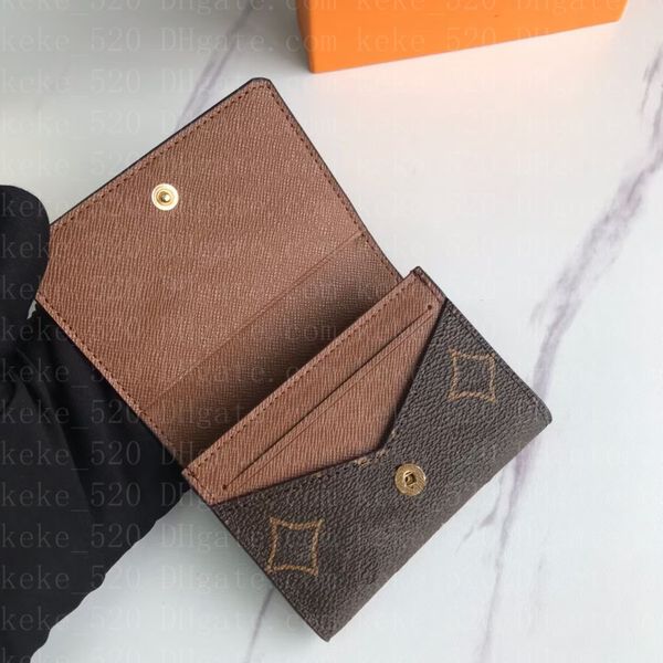

designer wallet enveloppe carte de visite holder designer fashion men coin business credit card ticket holder key case luxury pocket organiz, Brown;gray