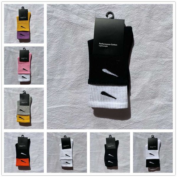 

men socks women cotton classic ankle letter breathable black and white mixing football basketball sports sock 3ssm