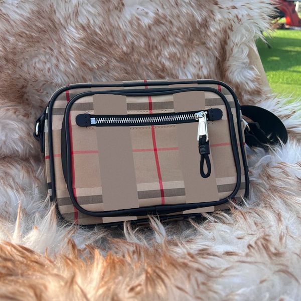 

nylon designer letter retro clutch camera bag women purses mens classic check stripes fashion crossbody bag luxury canvas satchel handbag to