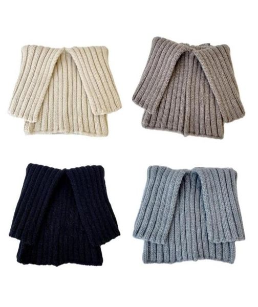 

neck ties women winter ribbed knit turtleneck false collar split lapel solid color circle scarf shawl windproof thermal warm infin7007438, Blue;purple