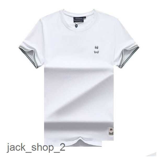 

men's t-shirts mens tshirts designer casual t shirt s summer slim psycho bunny print round neck tee short sleeve fit breathable crew dh, White;black