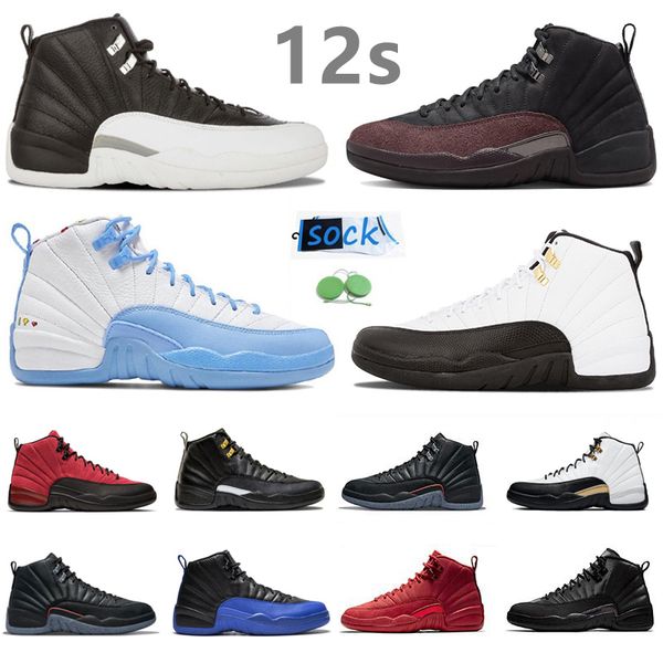 

jumpman 12 12s mens basketball shoes sneaker university blue black taxi hyper royal playoffs royalty utility royal mens trainers outdoor spo