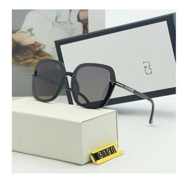 

designer sunglasses gu yn side lette joint payment sunglass glasses luxury brand men womens temperament polarized fashion channel sunglasses, White;black