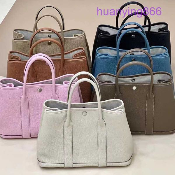 

designer herms party garden evening bags for sale 2023 new leather women's bag portable garden tote large capacity litchi pattern