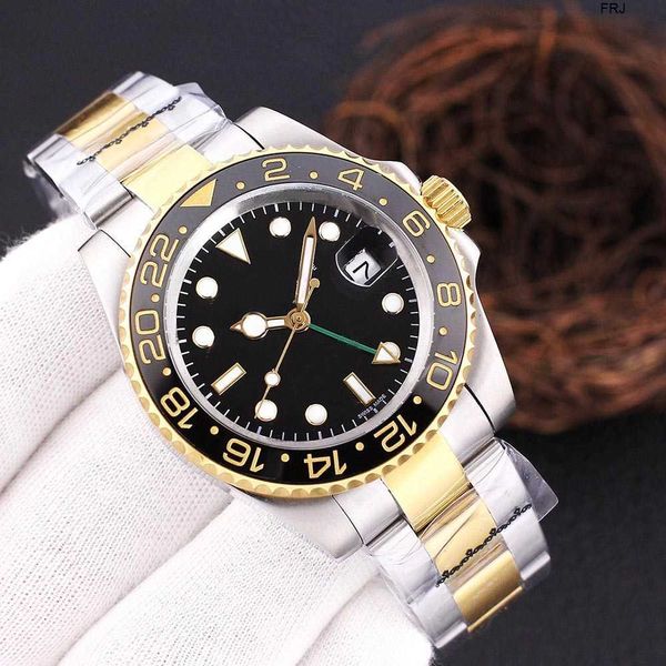 

designer watches rolax mens watch mechanical 2023 40mm automatic stainless steel blue black ceramic sapphire wrist super luminous montre de, Slivery;brown