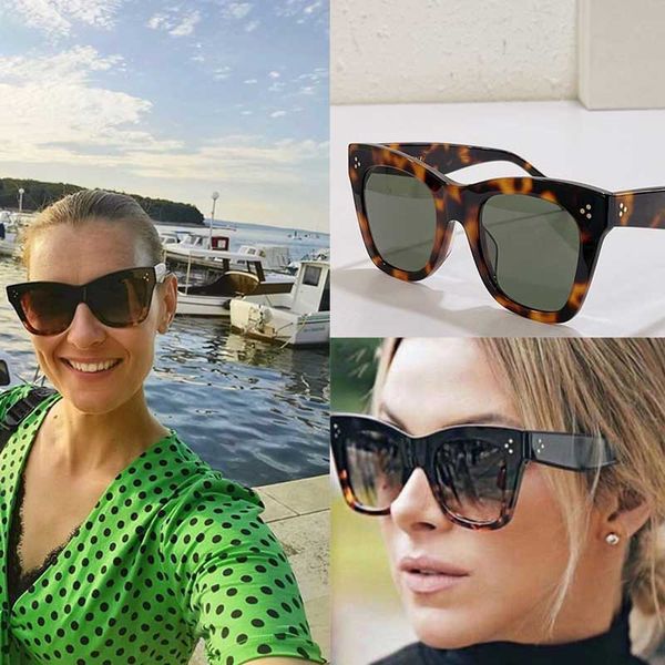 

New fashion Design Cats Eye Frame 4S004 Womens Retro Style multi-function outdoor Sunglasses UV Protection belt Original protection box
