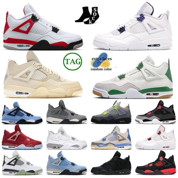 

jmpman 4 mens womens basketball shoe sports sneakers snorlaxs sail cactus jack infrared desert moss pine green red thunder designer big size