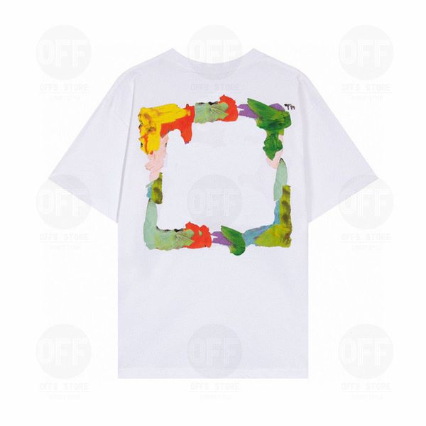 

womens designers mens t shirts summer loose offs tees fashion man s casual shirt luxury clothing street shorts sleeve brands white clothes, White;black