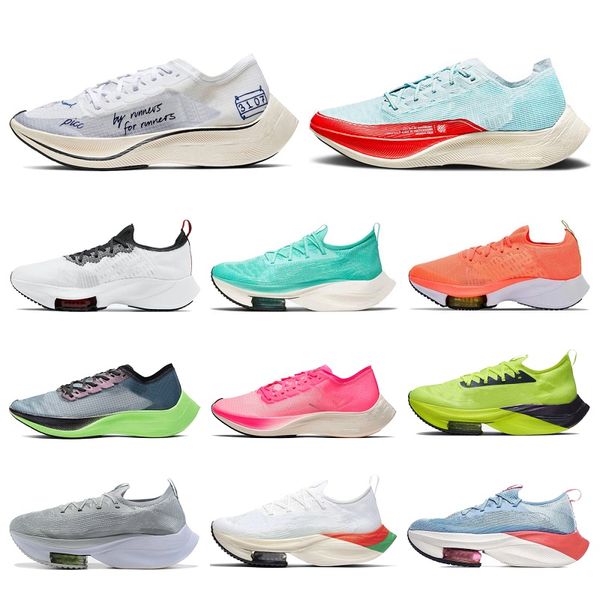 

original air zoomx vaporfly next 2 running shoes max zoomx men women designer university gold blue white green red metallic silver quality j
