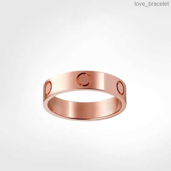

love screw ring mens rings classic luxury designer jewelry women diamond titanium steel alloy gold-plated gold silver rose never fade not