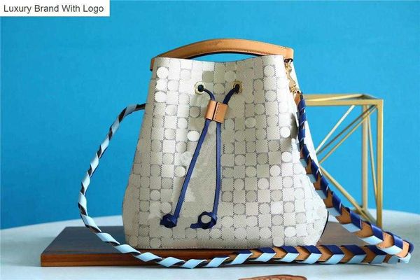 

l bag handbags designer famous handbags shoulder bags leather bucket bag women flower printing crossbody bag purse 1 wpda, Black