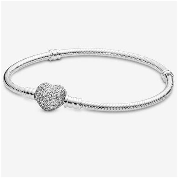 

new product panjia new charm bracelets heart-shaped beads charm bracelet women diy jewelry ab1109, Golden;silver