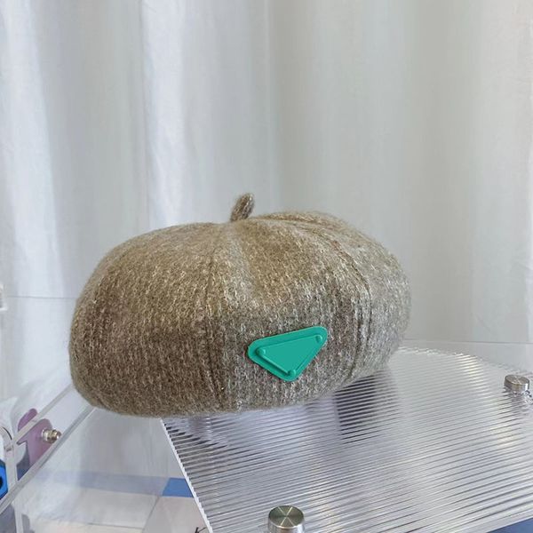 

luxury designer hat leisure fashion lady beret outdoor travel party cap, Blue;gray