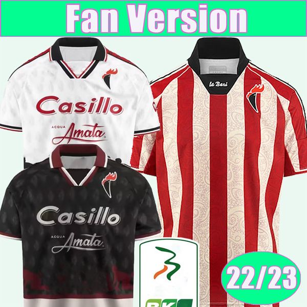 

2022 2023 ssc bari mens soccer jerseys botta cheddira maiello esposito benali home away special edition football shirts, Black;yellow